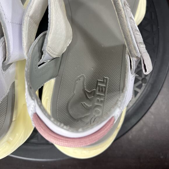 Sorel Womens Size 9 Cream White Explorer Blitz Stride Comfort Casual Sandals - Picture 5 of 9
